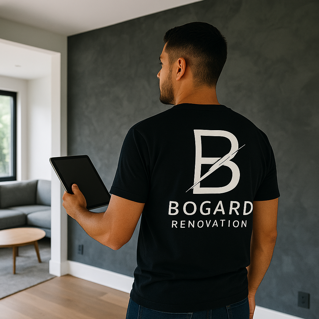 bogard renovation in modern living room